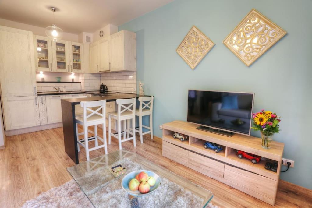 Ekskluzywny Apartament W Centrum Z Balkonem I Parkingiem Krakow Bagian luar foto